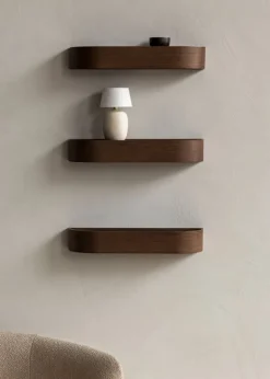 Audo Copenhagen Epoch hylla 50, mörkbehandlad ek - svart