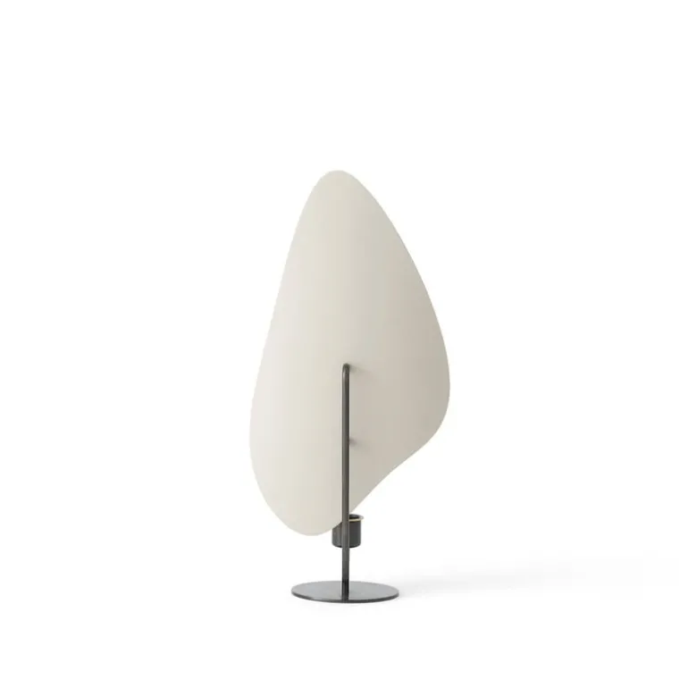 Audo Copenhagen Flambeau ljusstake, 34 cm, bronsfärgad mässing - grå