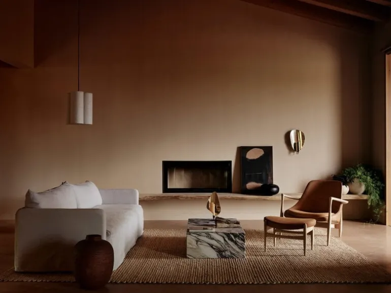 Audo Copenhagen Flambeau ljusstake, 34 cm, svart - mässing