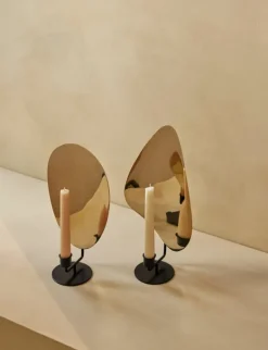 Audo Copenhagen Flambeau ljusstake, 34 cm, svart - mässing