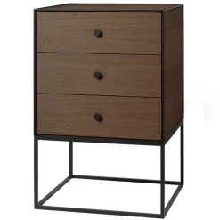 Audo Copenhagen Frame 49 byrå med 3 lådor, rökt ek