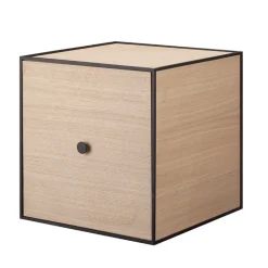 Audo Copenhagen Frame 35 låda med dörr, ek