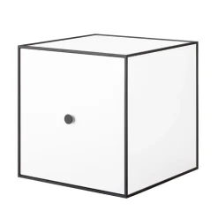 Audo Copenhagen Frame 35 låda med dörr, vit