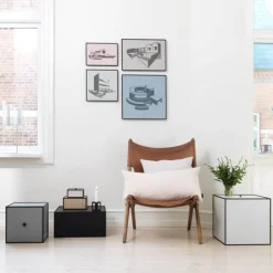 Audo Copenhagen Frame 20 låda, svartbetsad ask