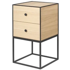 Audo Copenhagen Frame 35 sidobord med 2 lådor, ek