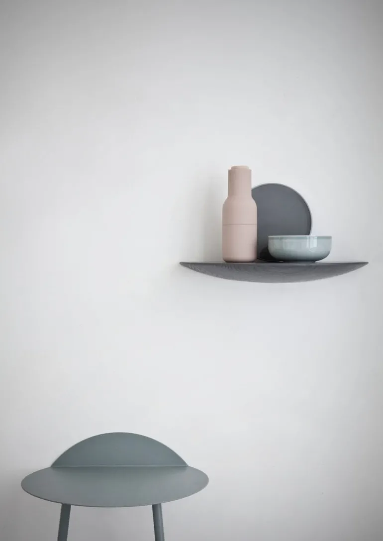 Audo Copenhagen Gridy Fungi hylla, medium, svart