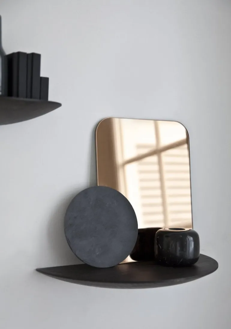 Audo Copenhagen Gridy Fungi hylla, medium, svart