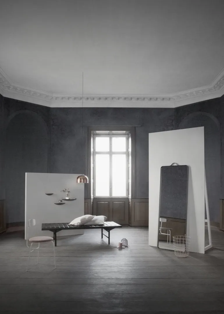 Audo Copenhagen Gridy Fungi hylla, medium, svart