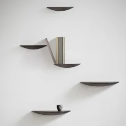 Audo Copenhagen Gridy Fungi hylla, liten, ljus ek