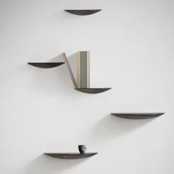 Audo Copenhagen Gridy Fungi hylla, liten, svart