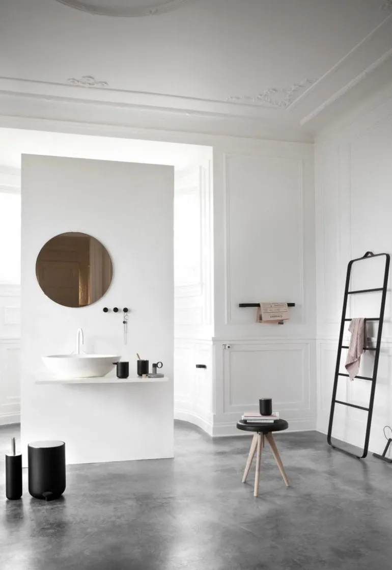 Audo Copenhagen Handduksstege, svart - mörk ask