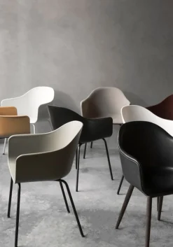 Audo Copenhagen Harbour stol, bränd röd - svart