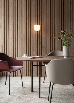 Audo Copenhagen Harbour stol, bränd röd - svart