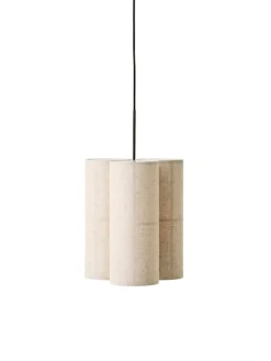 Audo Copenhagen Hashira taklampa, kluster, liten, rå linne