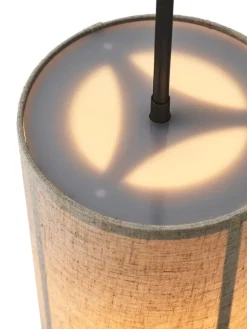 Audo Copenhagen Hashira taklampa, liten, rå linne