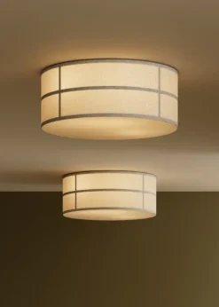 Audo Copenhagen Hashira taklampa, rå linne