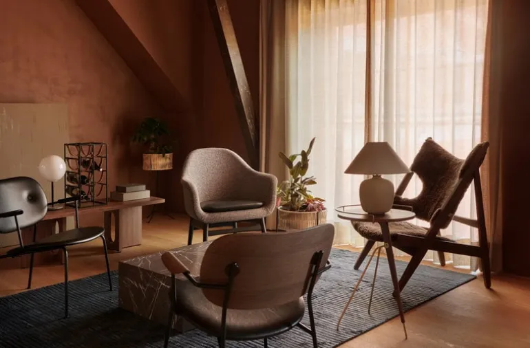 Audo Copenhagen Houkime matta, 200 x 300 cm, midnight blue