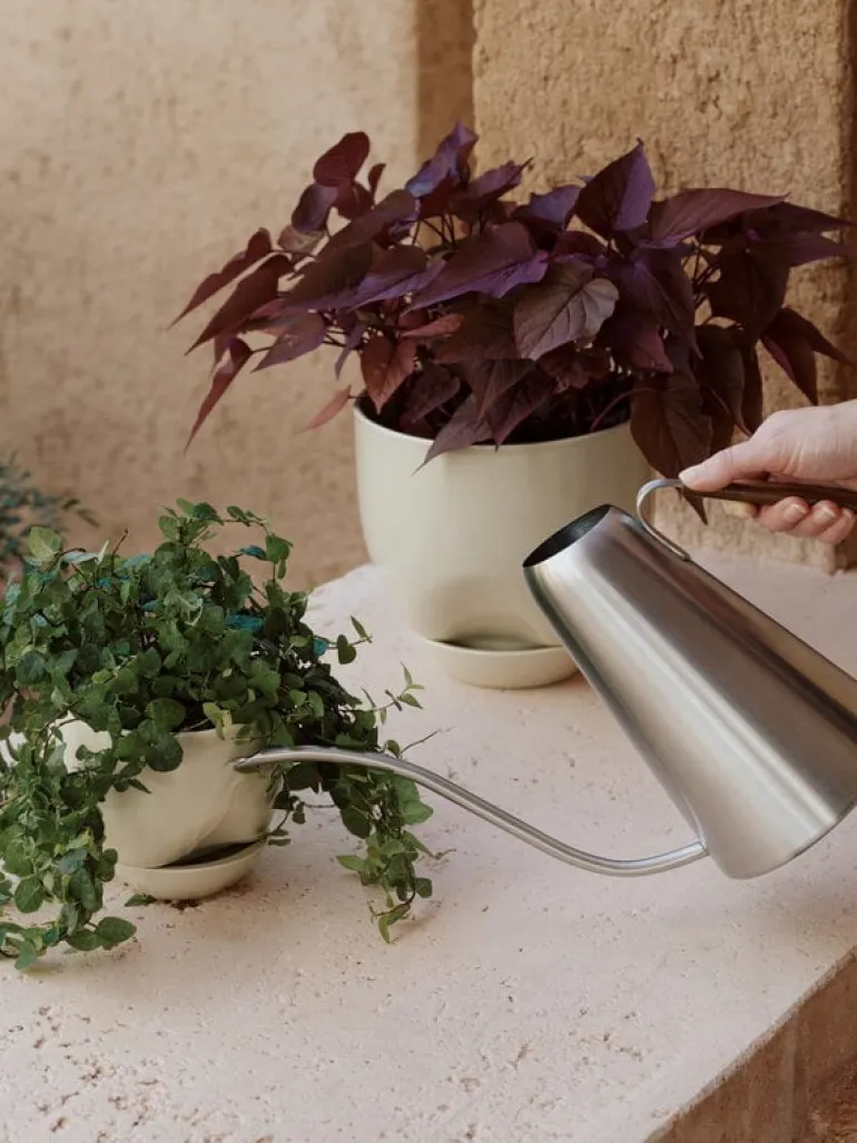 Audo Copenhagen Hydrous blomkruka, 12 cm, askgrå