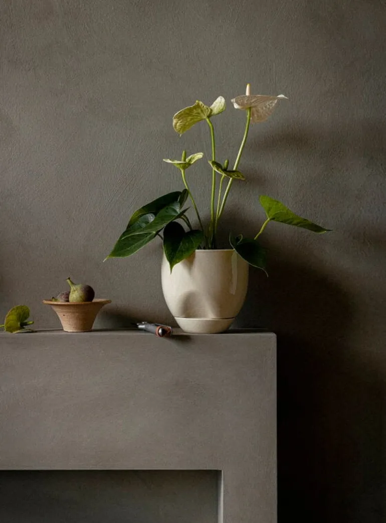 Audo Copenhagen Hydrous blomkruka, 12 cm, askgrå