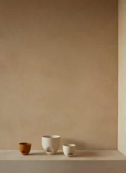 Audo Copenhagen Hydrous blomkruka, 12 cm, ockra