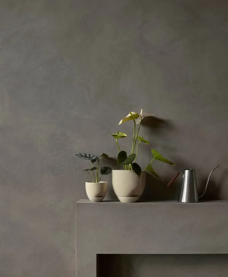 Audo Copenhagen Hydrous blomkruka, 20 cm, askgrå