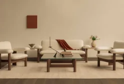 Audo Copenhagen Interconnect ljusstake, liten, svart stål