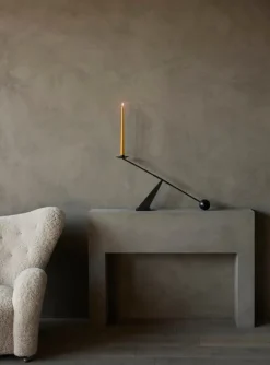 Audo Copenhagen Interconnect ljusstake, svart stål