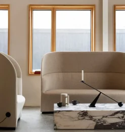 Audo Copenhagen Interconnect ljusstake, svart stål