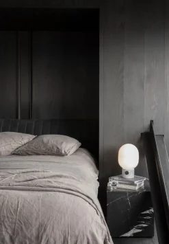 Audo Copenhagen JWDA bordslampa, stor, vit marmor