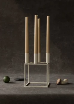 Audo Copenhagen Kubus 4 ljushållare, elfenben