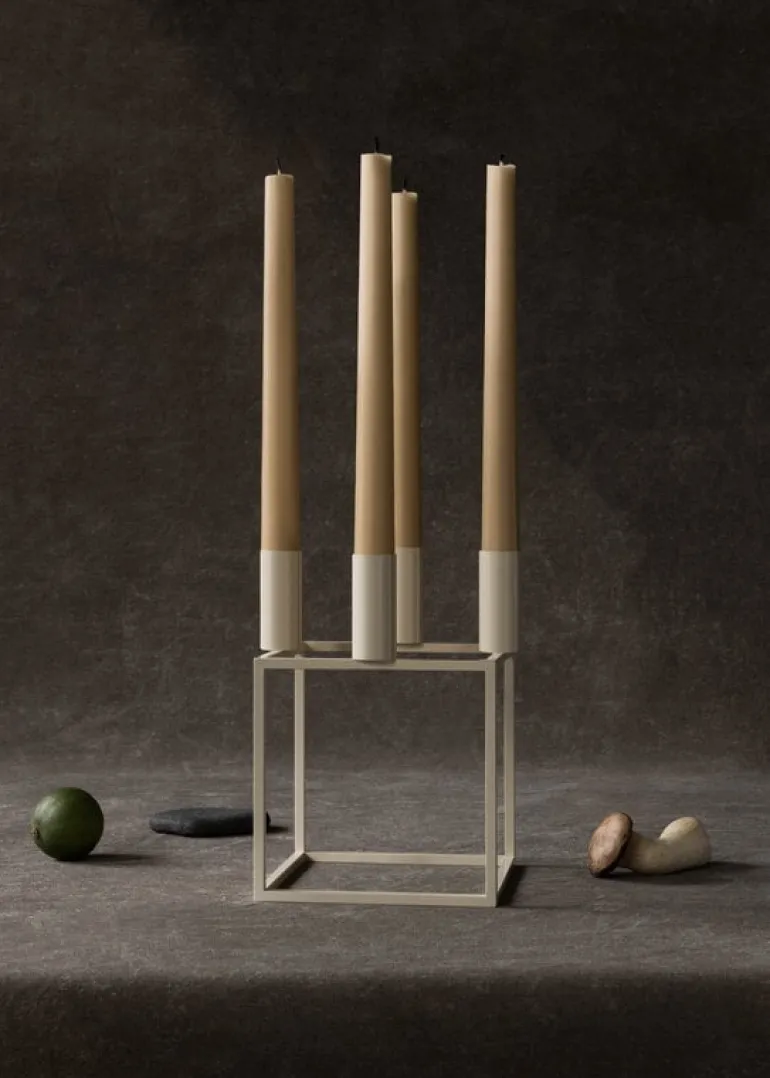 Audo Copenhagen Kubus 4 ljushållare, elfenben