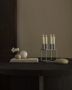 Audo Copenhagen Kubus 4 ljushållare, zink