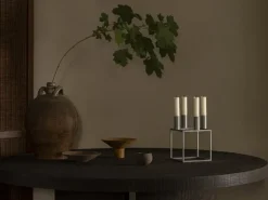 Audo Copenhagen Kubus 4 ljushållare, zink