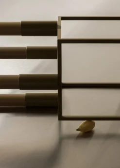 Audo Copenhagen Kubus 4 ljushållare, oliv