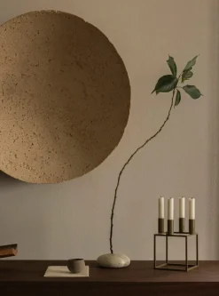 Audo Copenhagen Kubus 4 ljushållare, oliv