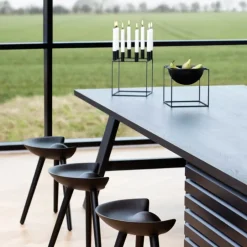 Audo Copenhagen Kubus 8 ljushållare, svart