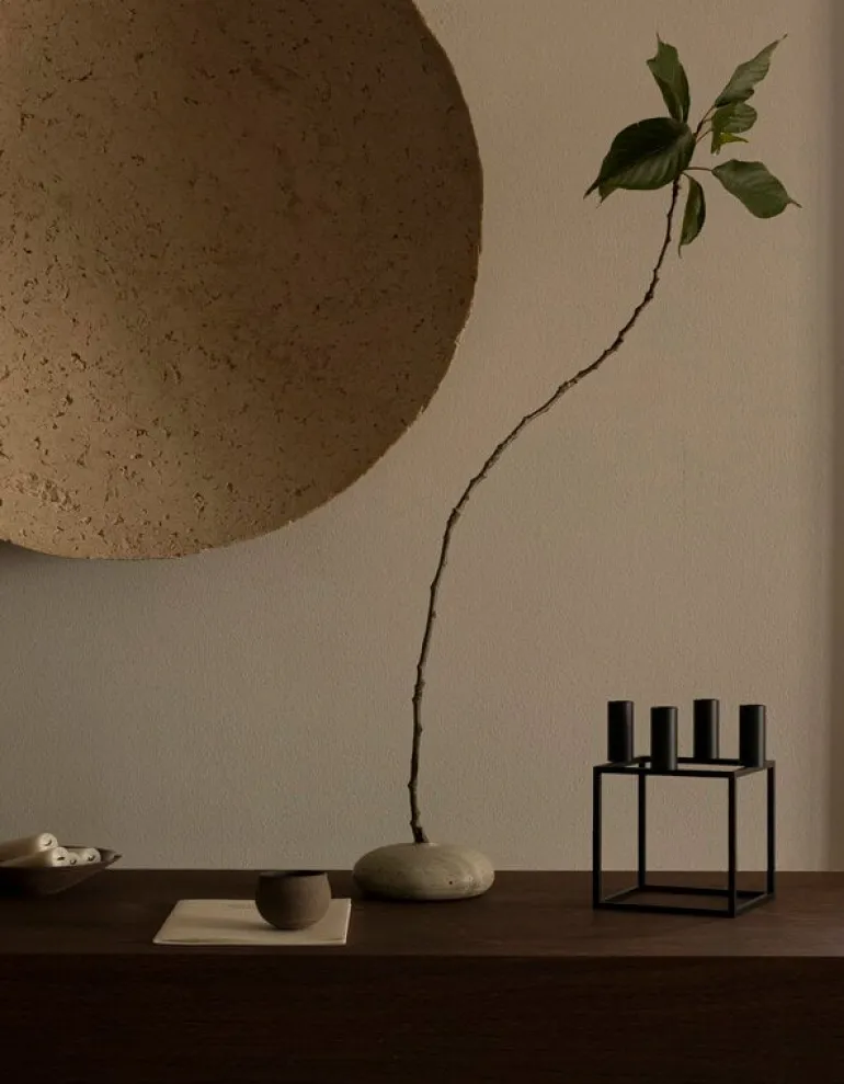 Audo Copenhagen Kubus 4 ljushållare, svart