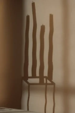 Audo Copenhagen Kubus 4 ljushållare, svart