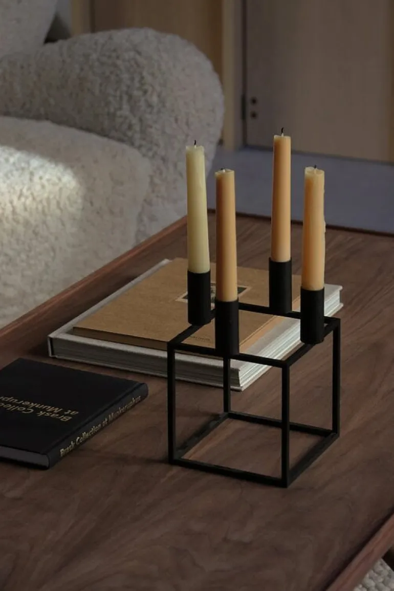Audo Copenhagen Kubus 4 ljushållare, svart