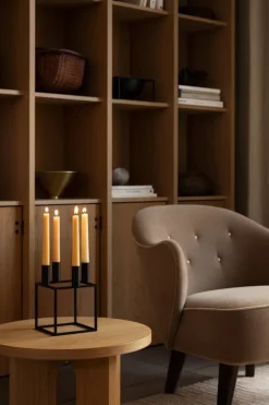 Audo Copenhagen Kubus 4 ljushållare, svart