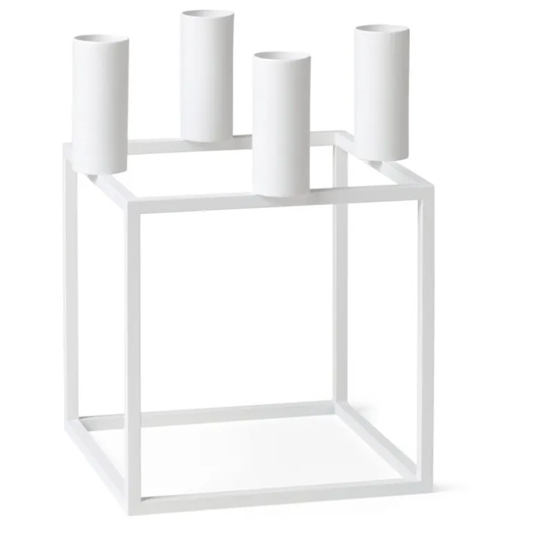 Audo Copenhagen Kubus 4 ljushållare, vit