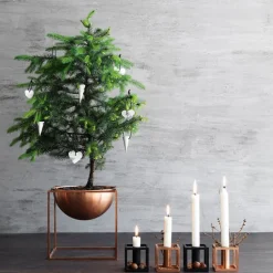 Audo Copenhagen Kubus 1 ljushållare, vit