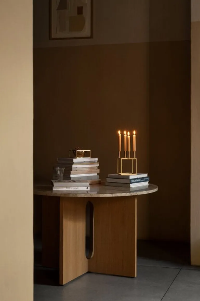 Audo Copenhagen Kubus Centrepiece skål, liten, guldpläterad