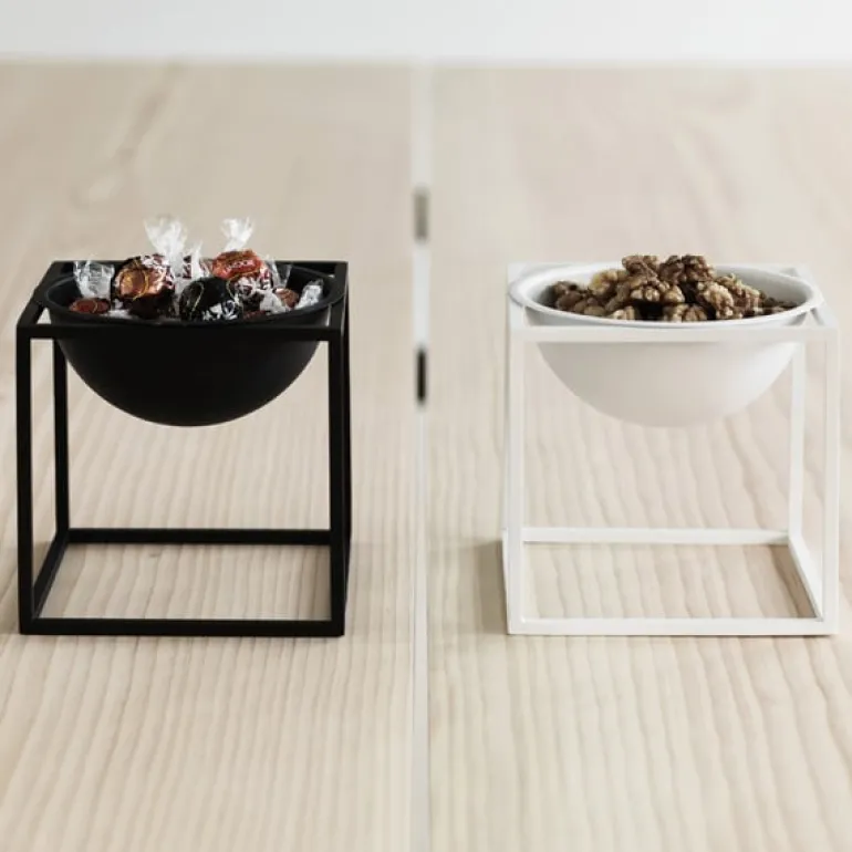 Audo Copenhagen Kubus skål, liten, svart