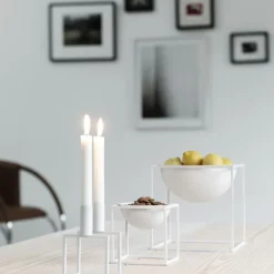 Audo Copenhagen Kubus skål, liten, vit