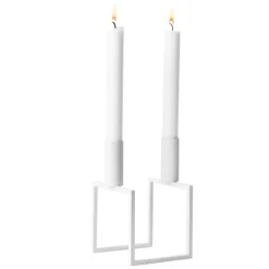 Audo Copenhagen Line ljushållare, vit