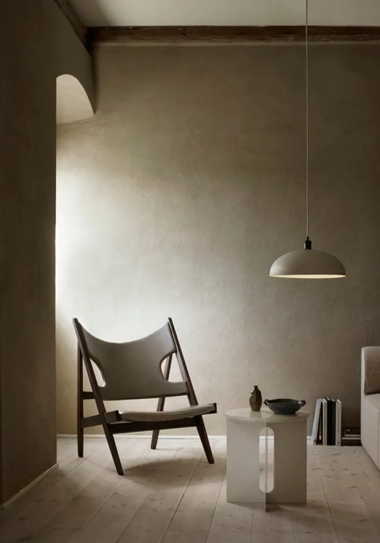 Audo Copenhagen Marmorskiva till Androgyne-bordet, vit