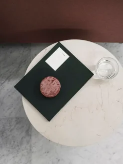 Audo Copenhagen Marmorskiva till Androgyne-bordet, vit