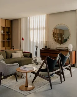 Audo Copenhagen Nimbus spegel 110 cm, polerad mässing