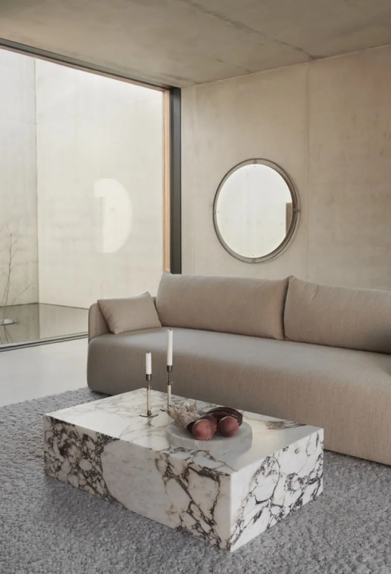 Audo Copenhagen Nimbus spegel 110 cm, bronserad mässing